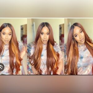 Sensationnel Cloud 9 What Lace Emery Swiss Lace Wig - Flamboyage Auburn